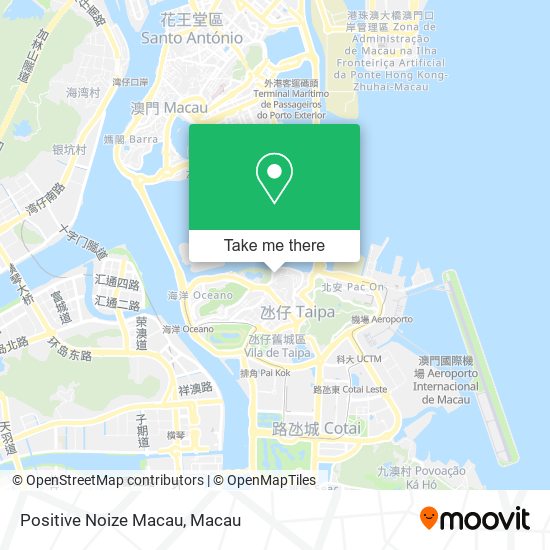 Positive Noize Macau map