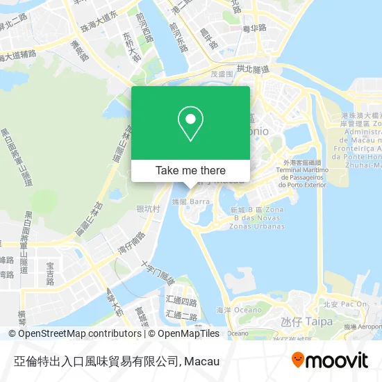 亞倫特出入口風味貿易有限公司 map