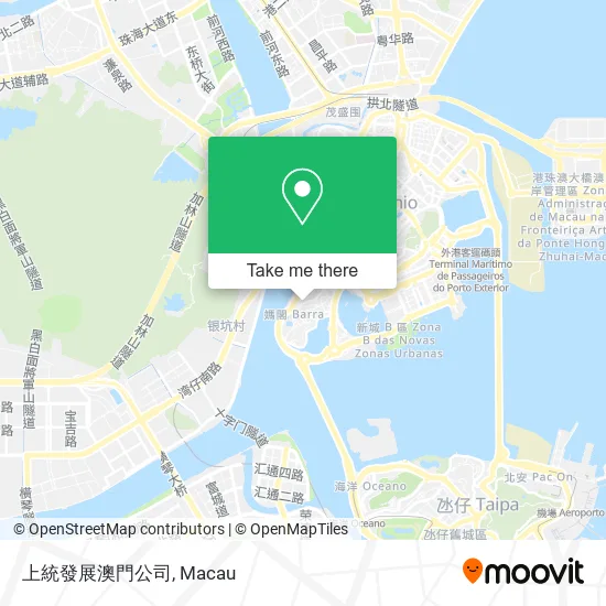 上統發展澳門公司地圖