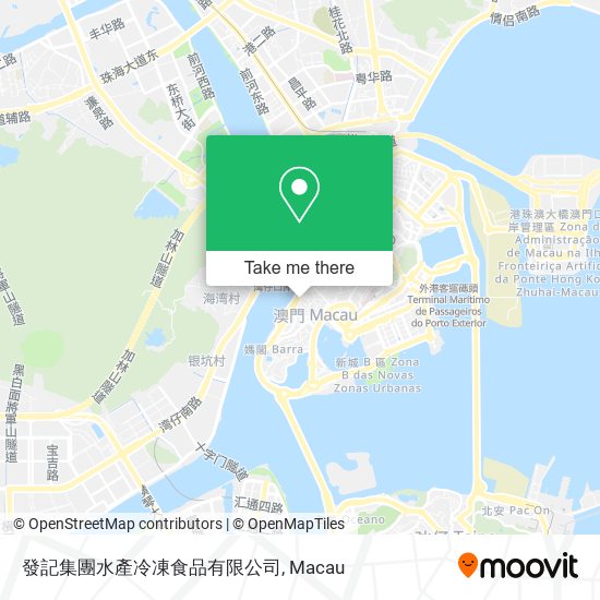 發記集團水產冷凍食品有限公司地圖