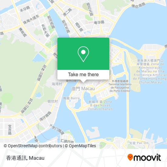 香港通訊 map