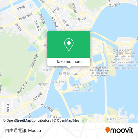 自由通電訊地圖
