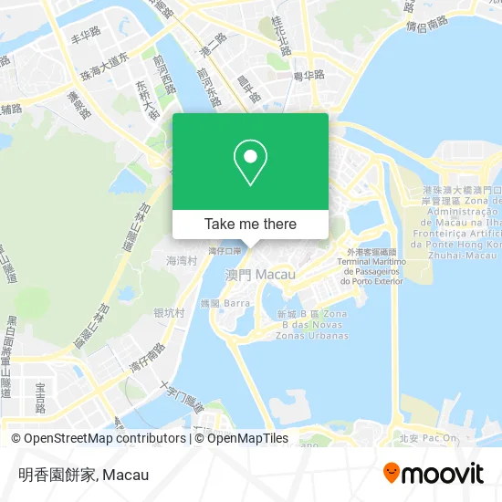 明香園餅家地圖