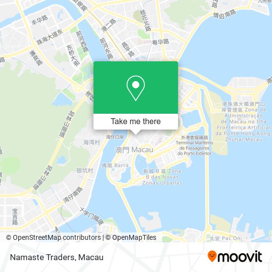 Namaste Traders map