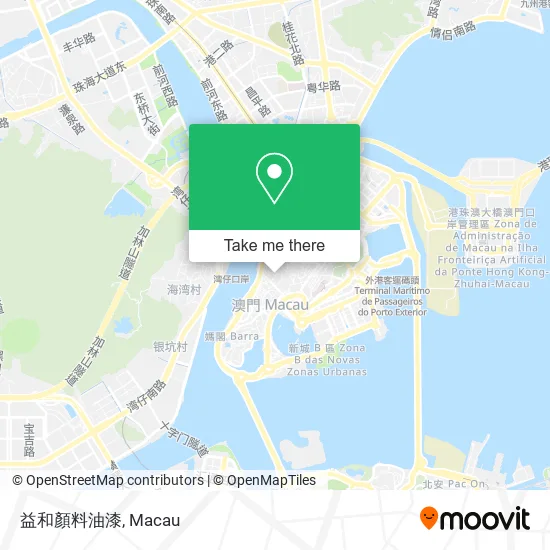 益和顏料油漆地圖