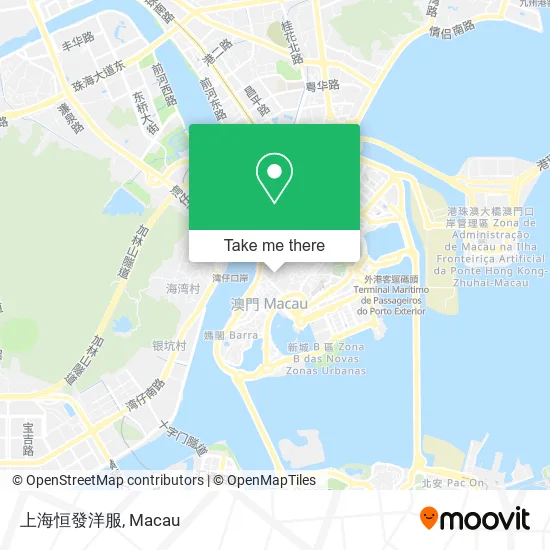 上海恒發洋服地圖