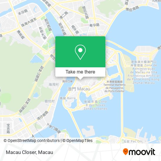 Macau Closer map