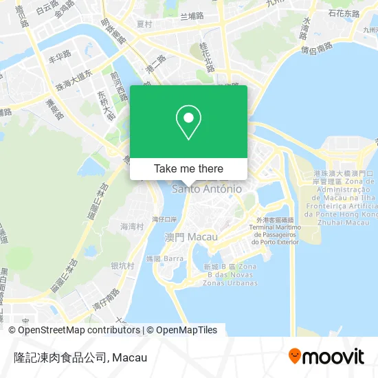 隆記凍肉食品公司地圖