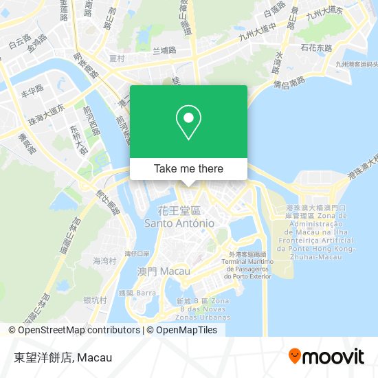 東望洋餅店 map