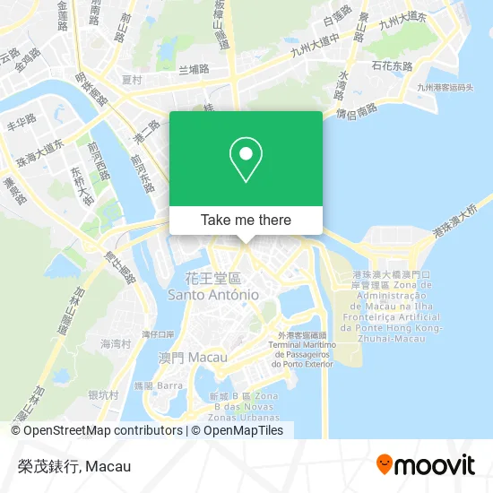 榮茂錶行地圖