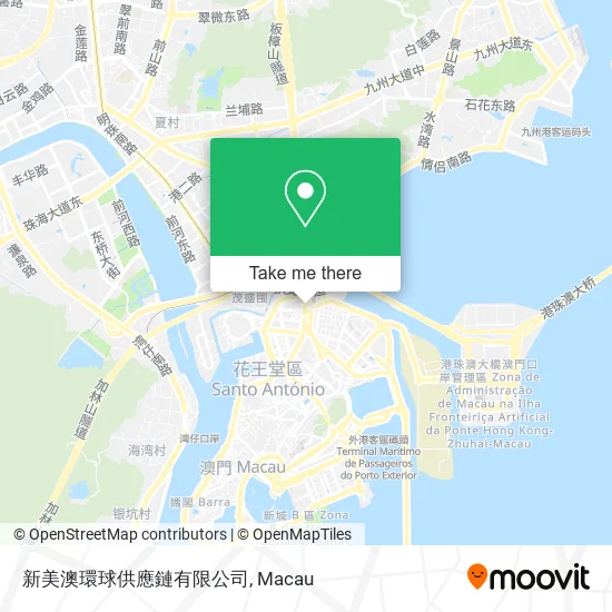 新美澳環球供應鏈有限公司地圖