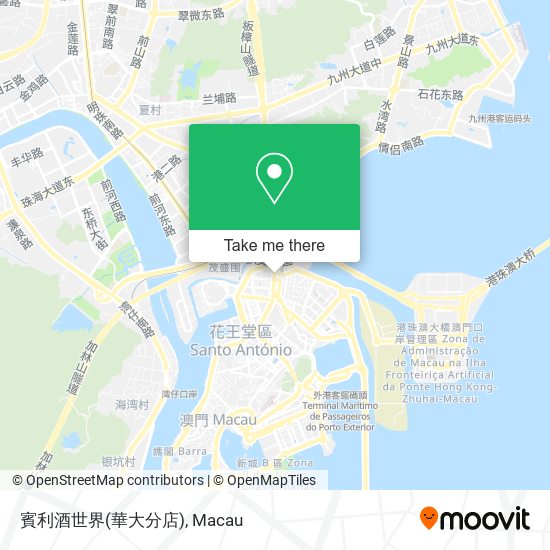 賓利酒世界(華大分店) map