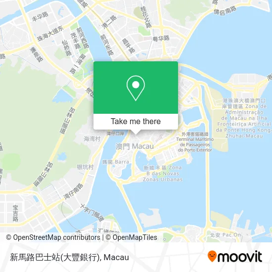 新馬路巴士站(大豐銀行)地圖