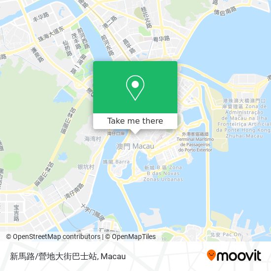新馬路/營地大街巴士站 map