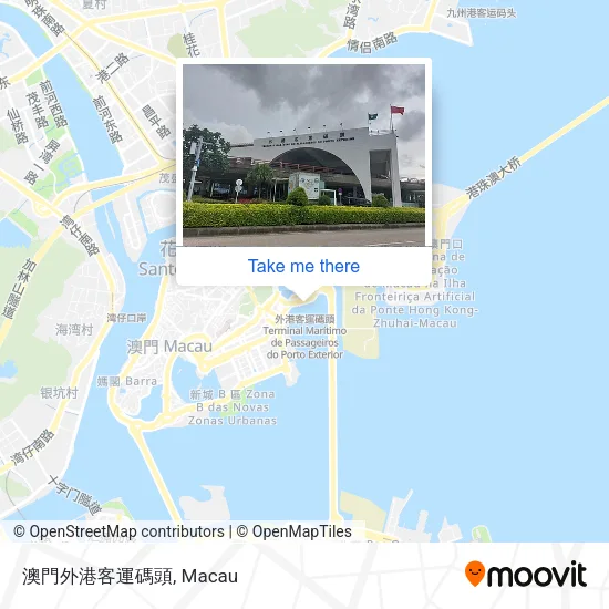 澳門外港客運碼頭 map