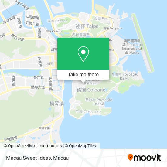 Macau Sweet Ideas map