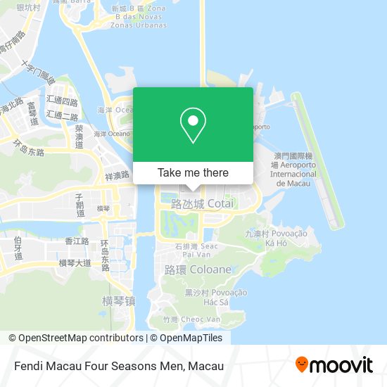 Fendi Macau Four Seasons Men map
