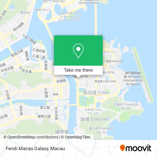 Fendi Macau Galaxy map