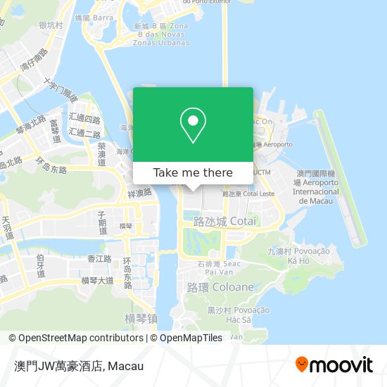 澳門JW萬豪酒店 map