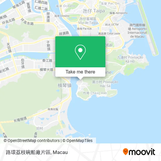 路環荔枝碗船廠片區 map