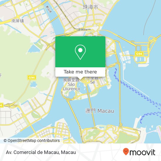 Av. Comercial de Macau map