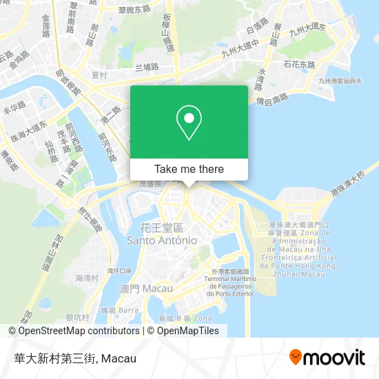 華大新村第三街地圖