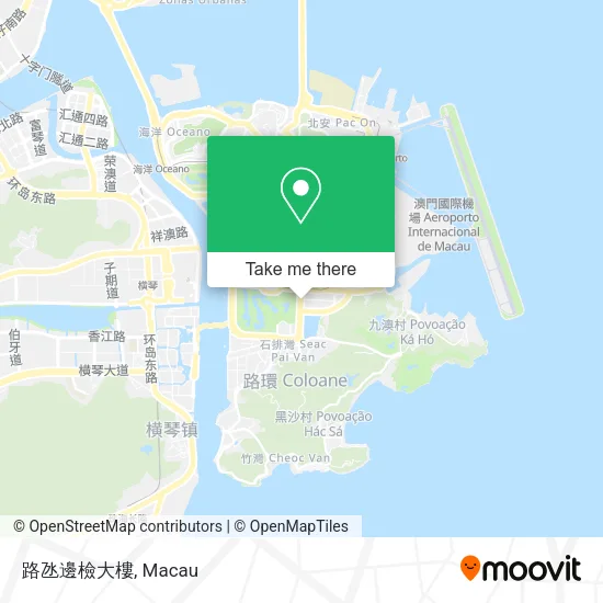 路氹邊檢大樓 map