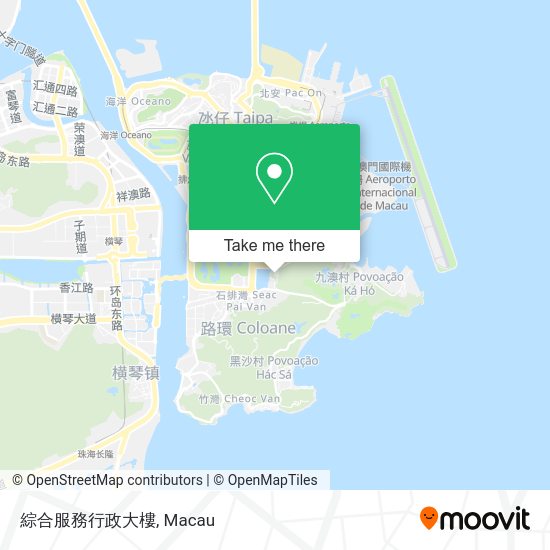 綜合服務行政大樓 map