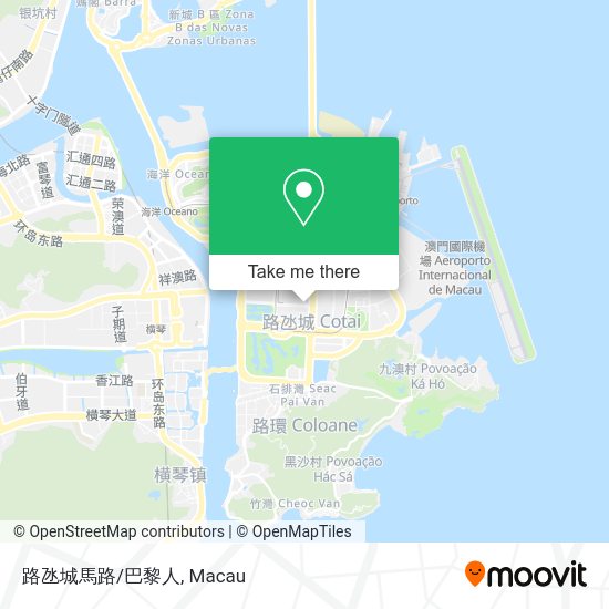 路氹城馬路/巴黎人地圖