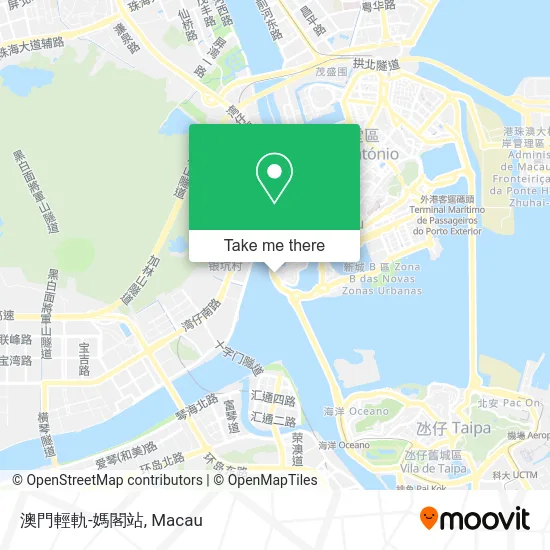 澳門輕軌-媽閣站 map