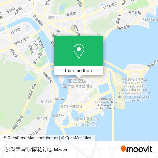 沙梨頭南街/蘭花前地地圖