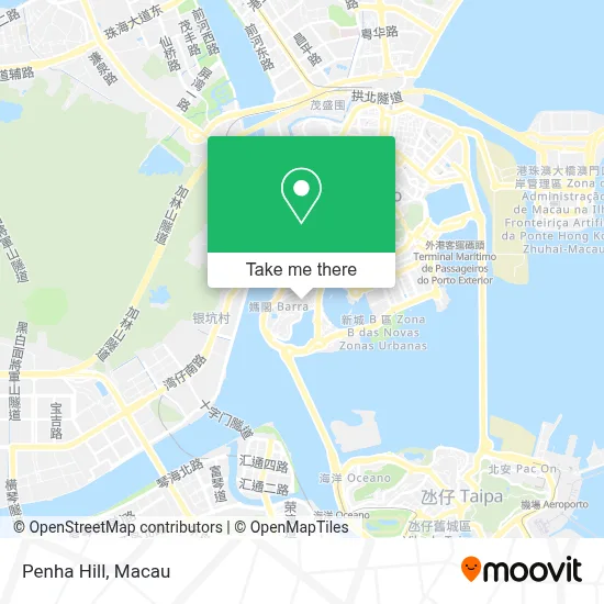 Penha Hill 主教山地圖