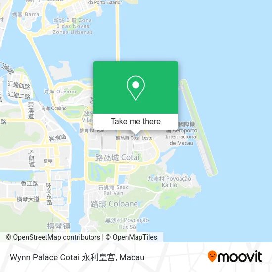 Wynn Palace Cotai 永利皇宫 map