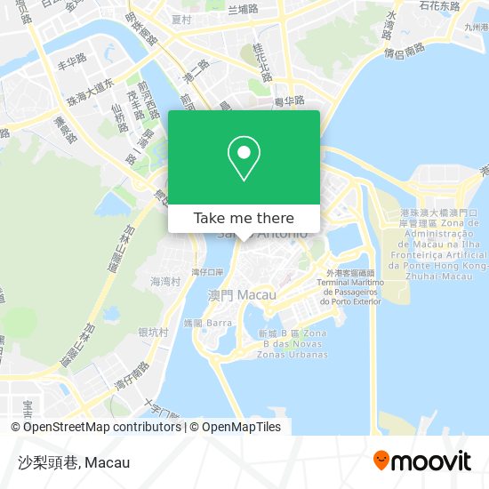 沙梨頭巷 map