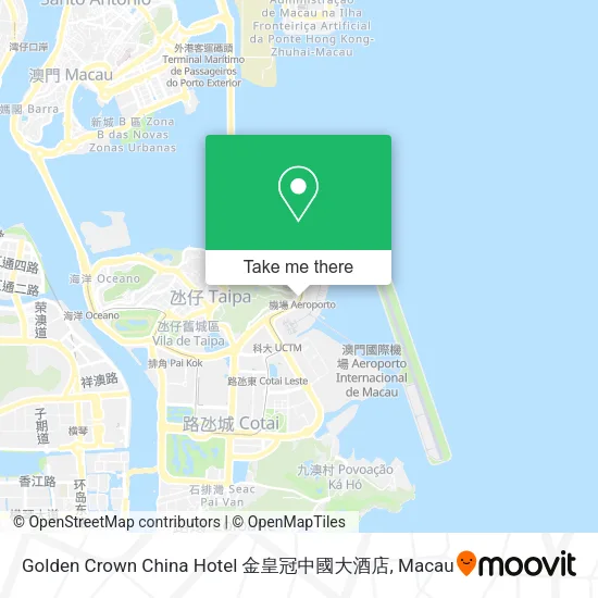 Golden Crown China Hotel 金皇冠中國大酒店 map