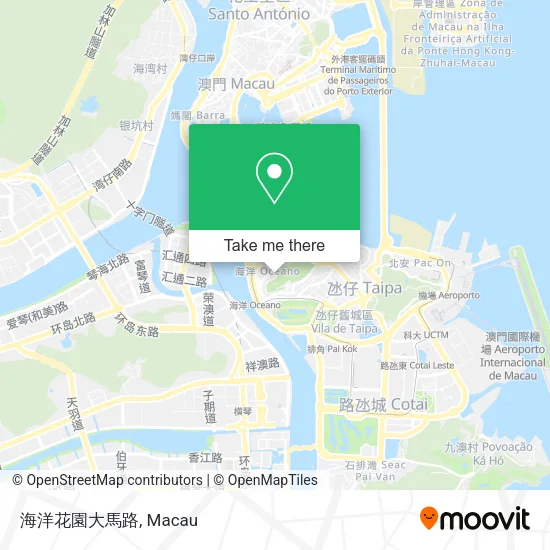 海洋花園大馬路地圖