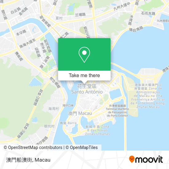 澳門船澳街 map
