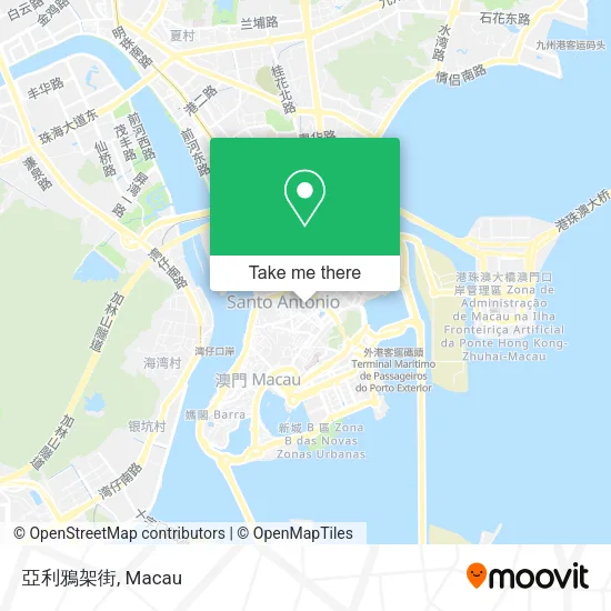 亞利鴉架街地圖