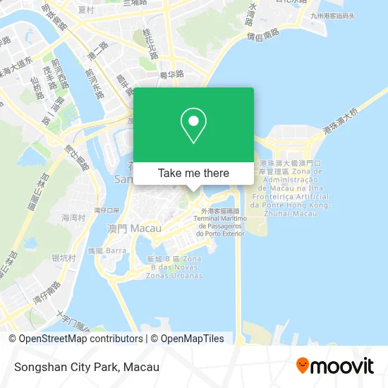 Songshan City Park map
