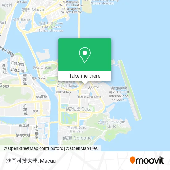澳門科技大學地圖
