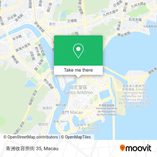 青洲收容所街 35地圖