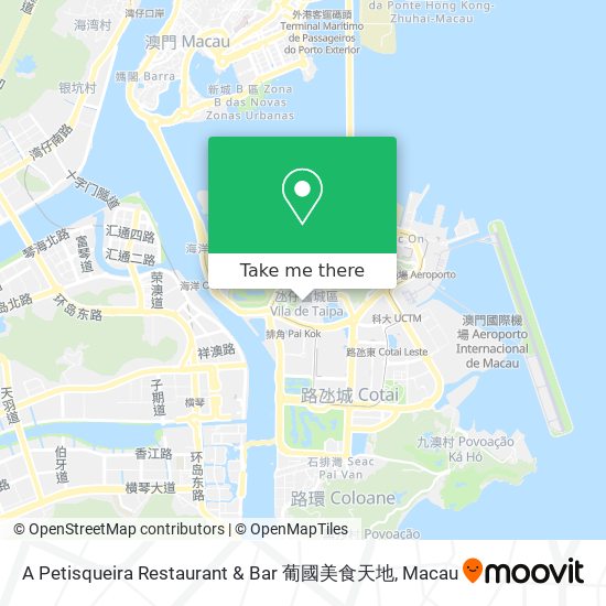 A Petisqueira Restaurant & Bar 葡國美食天地 map
