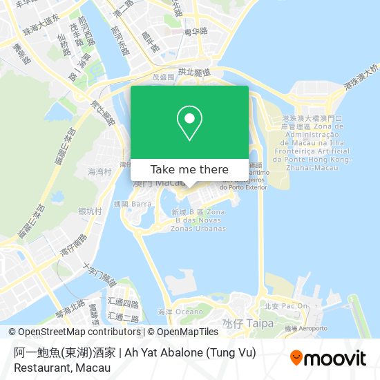 阿一鮑魚(東湖)酒家 | Ah Yat Abalone (Tung Vu) Restaurant map