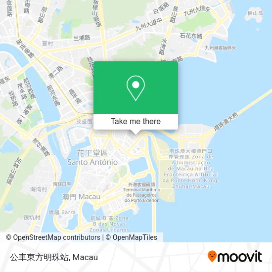 公車東方明珠站地圖