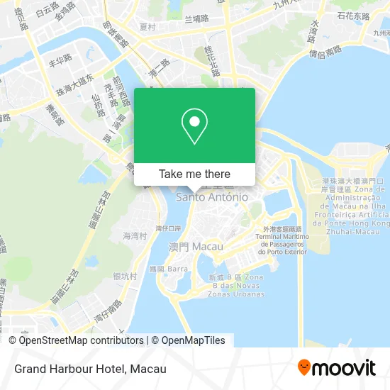 港湾大酒店 Grand Harbour Hotel地圖
