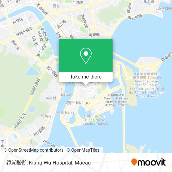 鏡湖醫院 Kiang Wu Hospital map