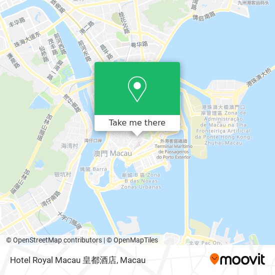 Hotel Royal Macau 皇都酒店 map