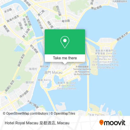 Hotel Royal Macau 皇都酒店地圖
