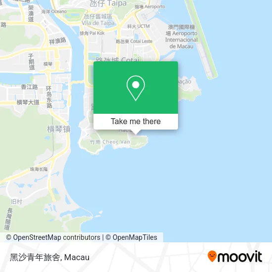黑沙青年旅舍 map