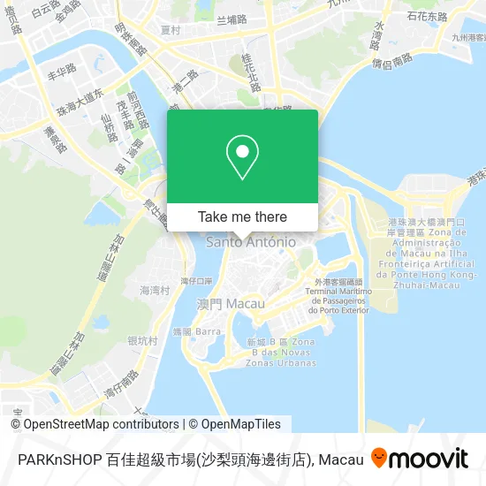 PARKnSHOP 百佳超級市場(沙梨頭海邊街店)地圖